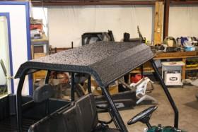 Polaris Ranger Black Aluminum Roof Diamondback Hard Top