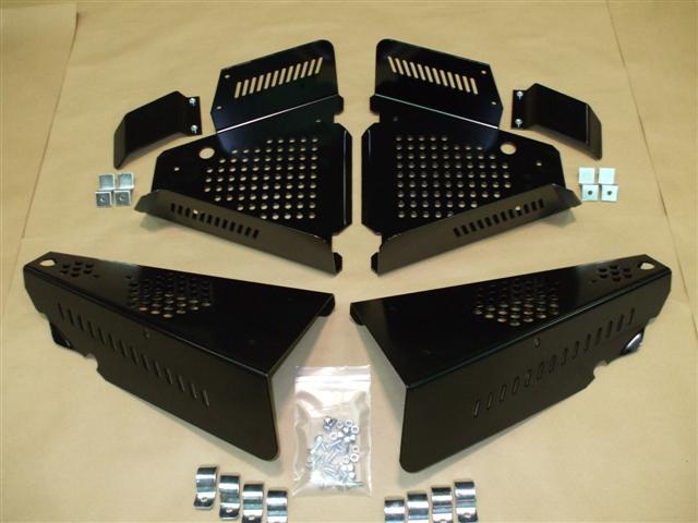 2010 Polaris Ranger Steel CV Boot Guards 4 Piece Set EMP 10545 HD